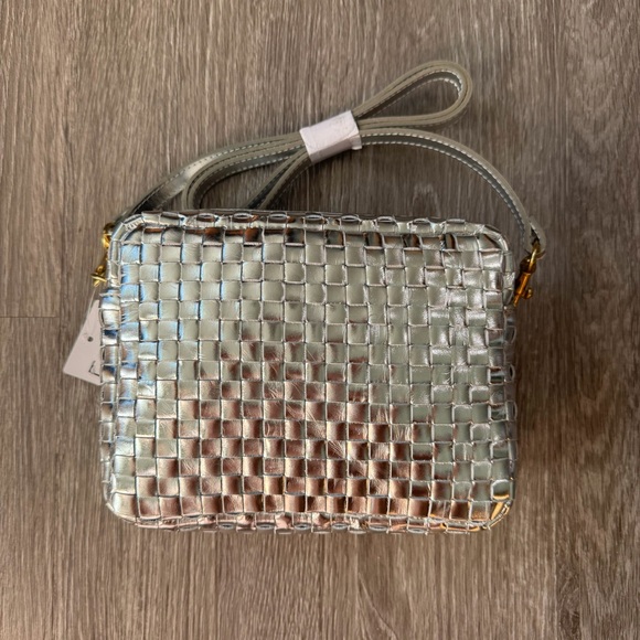 Clare V Handbags - Clare V Silver Specchio Woven Checker NWT